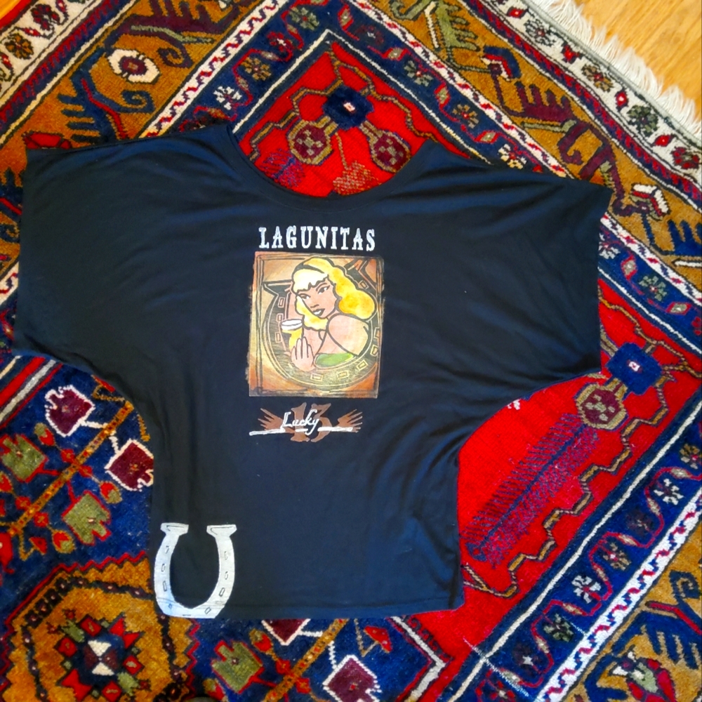 Lagunitas Brewery Women's Butterfly Top XS